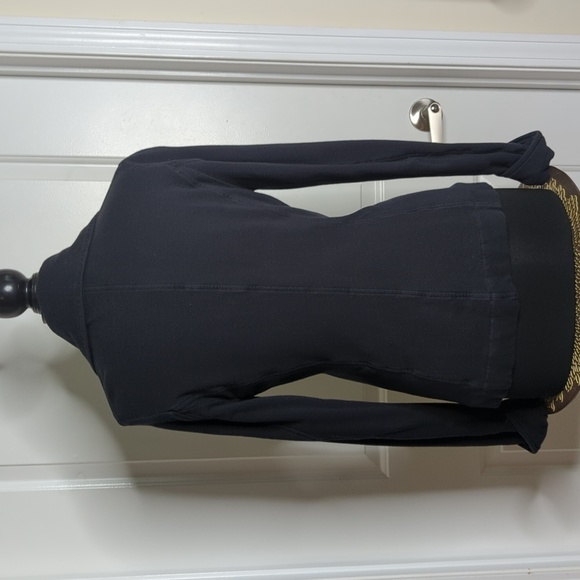 James Perse LA Double Breasted Soft Cotton Jersey Knit Jacket Blazer Black 3 M/L - Picture 7 of 13